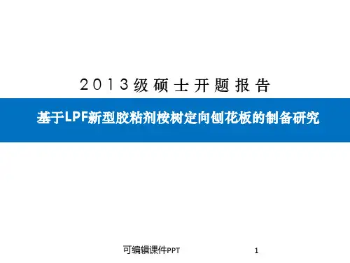 研究生开题报告ppt课件