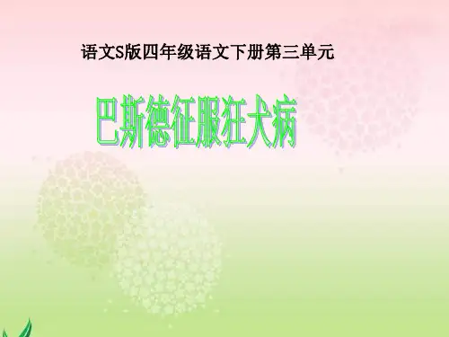 10巴斯德征服狂犬病