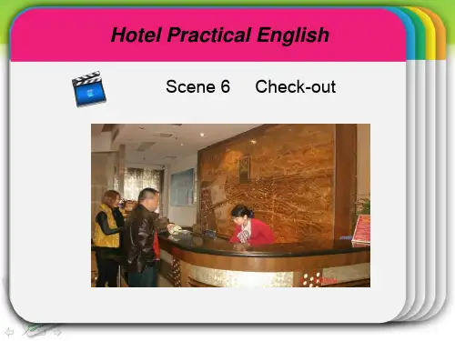 《饭店实用英语》课件 scene 6