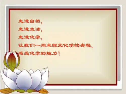 1.2 化学是一门以实验为基础的学科 课件15 (新人教版九年级上册)