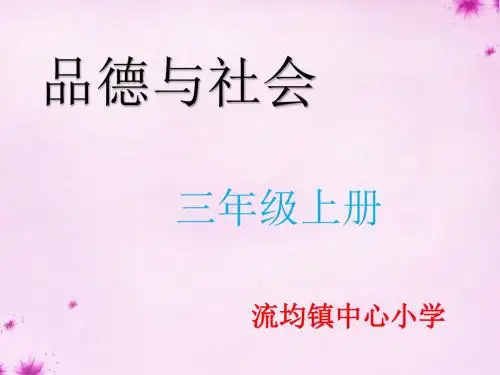 苏教版三年级品社上册《我不耍赖皮》