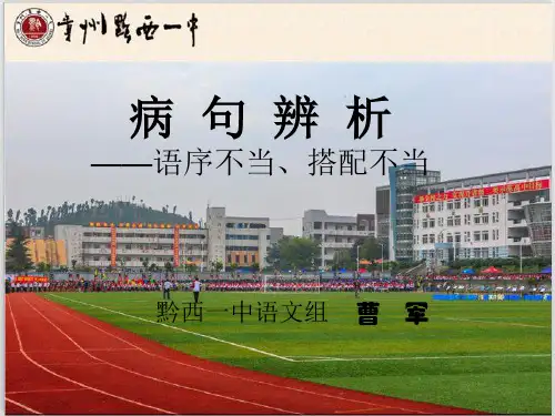 病句专题教学素材