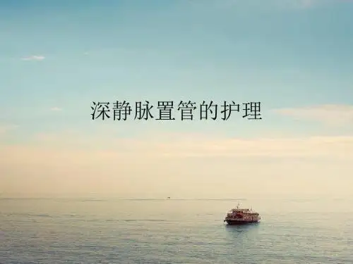 深静脉置管的护理
