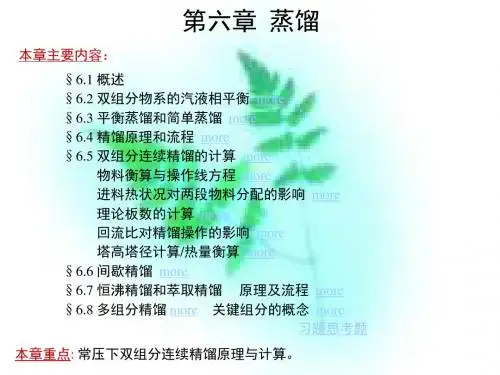 6第六章蒸馏剖析