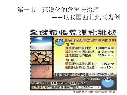 荒漠化的防治