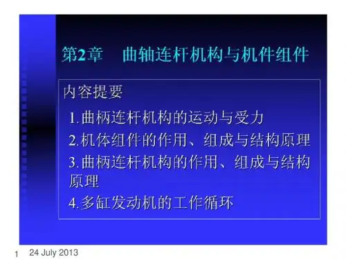 02发动机曲轴连杆结构
