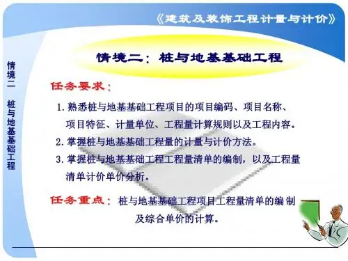 桩与地基基础工程(新)