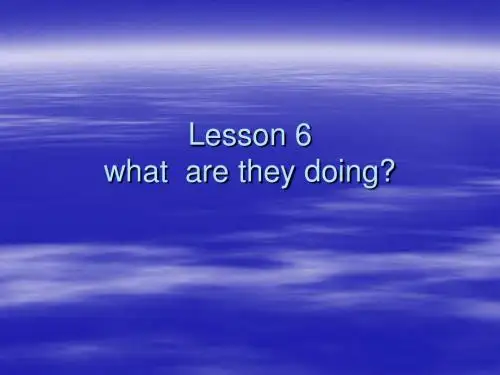book 6--lesson 6