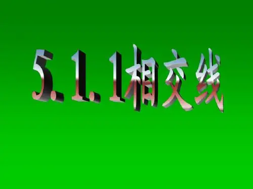 相交线课件2