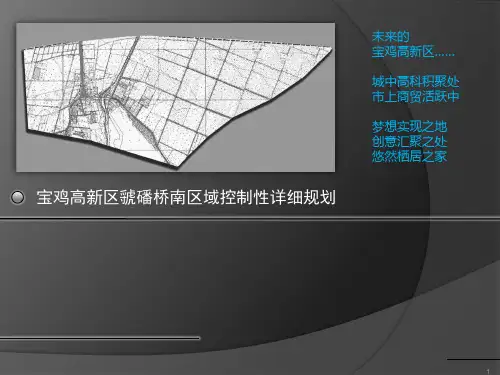 宝鸡高新区虢磻桥南区域控制性详细规划