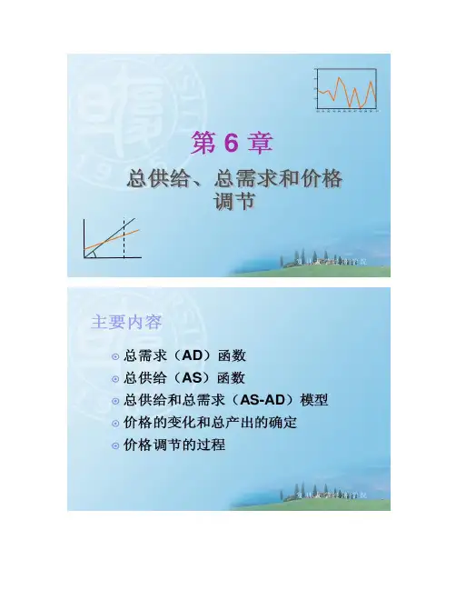 06--第六章总供给、总需求和价格调节.
