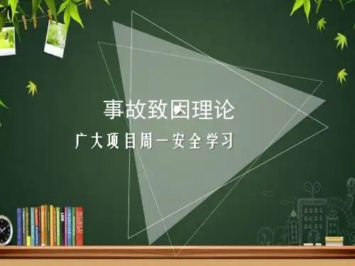 事故致因理论 PPT
