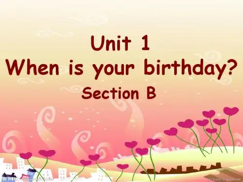 Unit1 when is your birthday