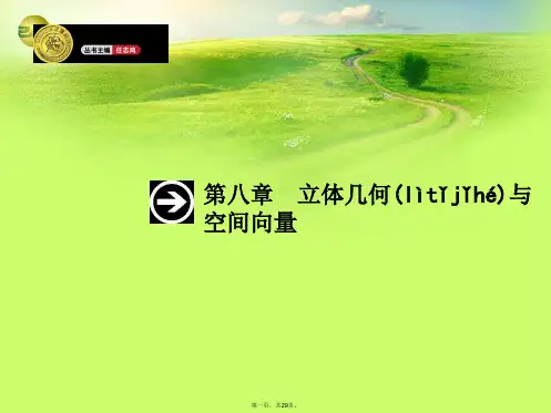 高考数学一轮总复习 8.1 空间几何体的结构及其三视图与直观图精品课件 理 新人教版