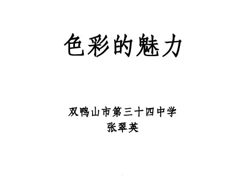 初中美术-精-色彩的魅力ppt课件