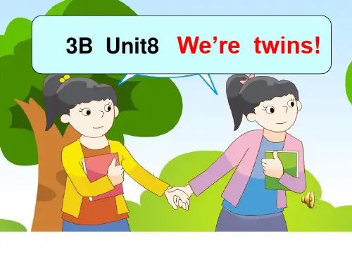 新译林版三年级英语下册unit8 We're twins课件