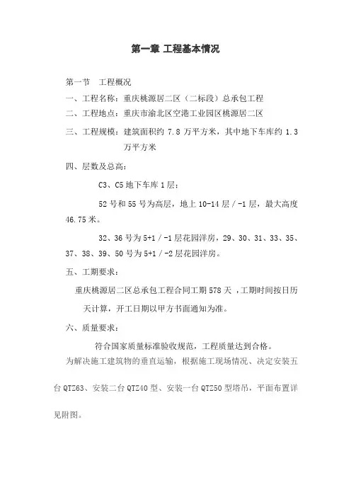 桃源居群塔专项方案