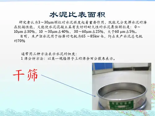 水泥比表面积测试