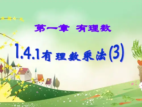 人教版七年级数学上册课件《1.4.1有理数的乘法(第3课时)》部编版PPT精品课件