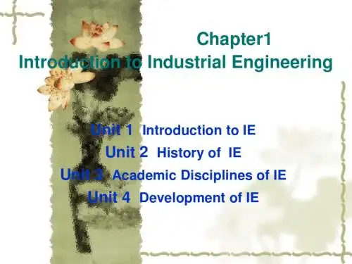 chapter1 introduction to IE
