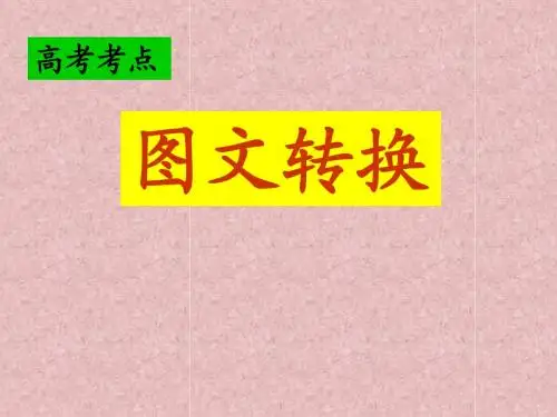 图文转换题