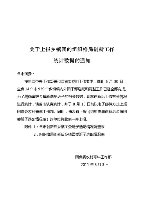 组织格局创新表格(修改)