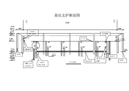 基坑支护图