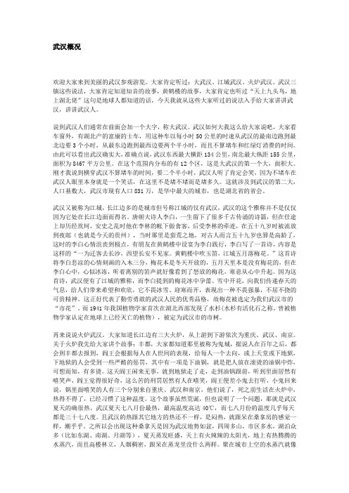 武汉概况)