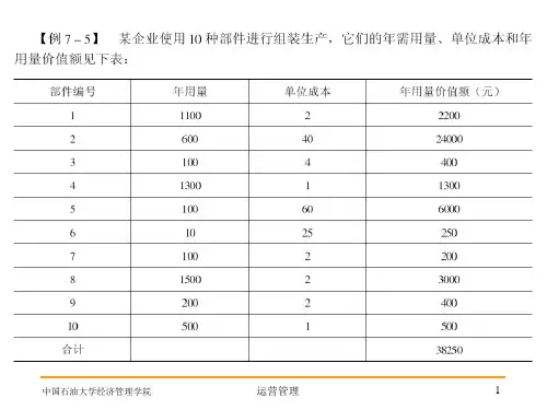 第七章 练习题