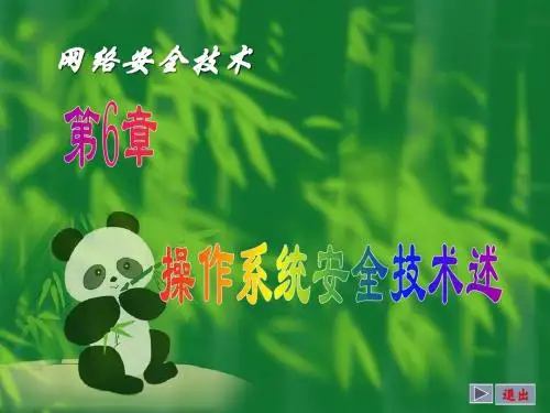 第6章操作系统安全技术