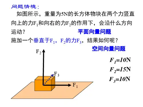 3.1.1和3.1.2空间向量的概念与运算