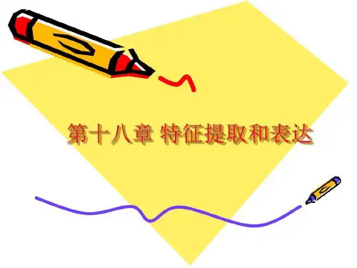 特征提取与表达共55页文档