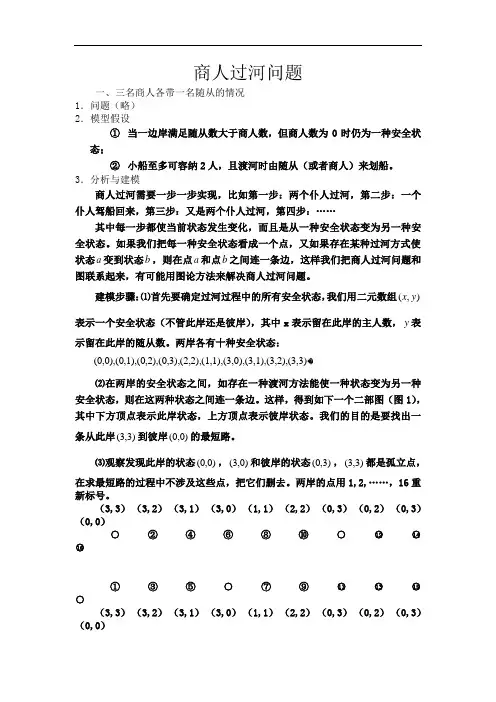 商人过河问题