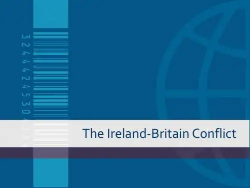 The Ireland-Britain Conflict爱尔兰和英国的冲突