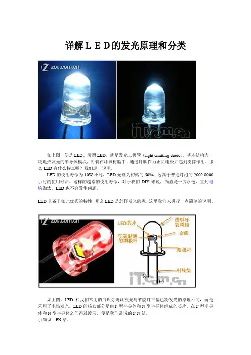 详解LED的发光原理和分类