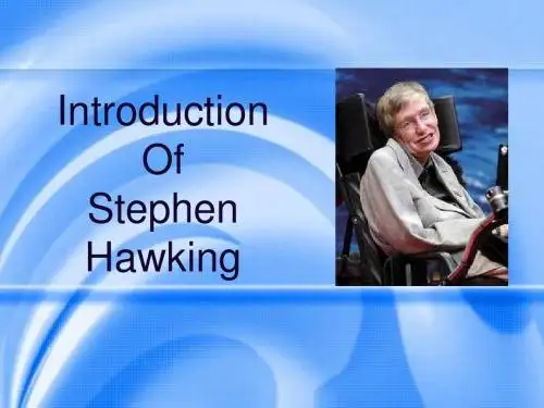 Steven hawking
