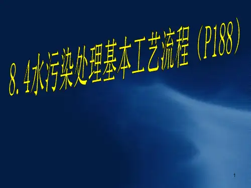 污水处理基本工艺流程
