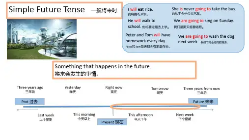 英语 语法 动词时态 一般将来时 English Tenses Simple Future Tense 小中学 Primary Middle School PDF
