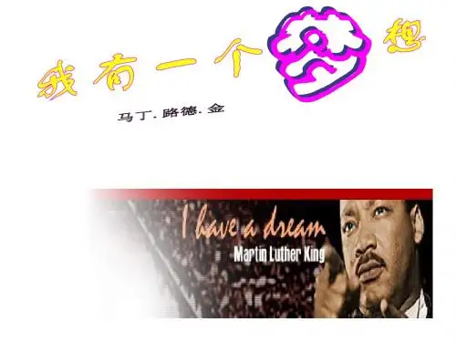 《我有一个梦想》y