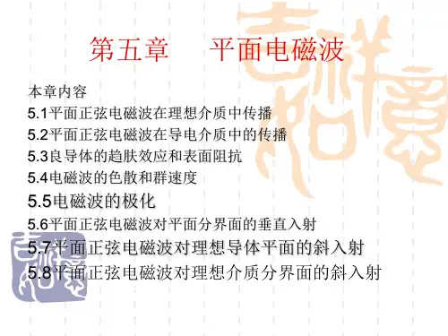第五章 平面电磁波