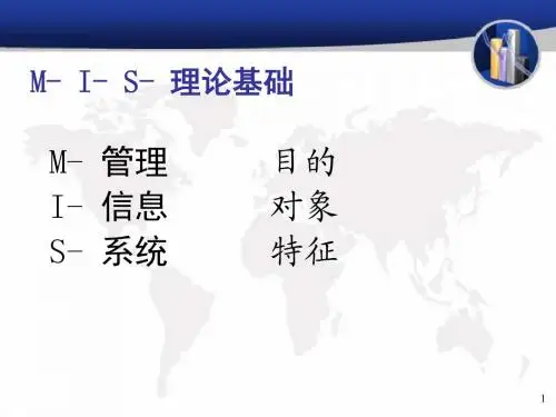 第一章 MIS的基础