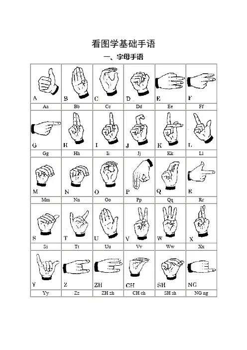 手语基础