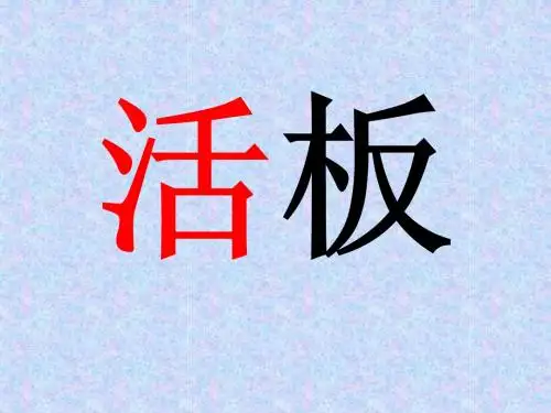 《活版》课件