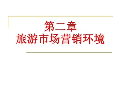 第二章营销环境