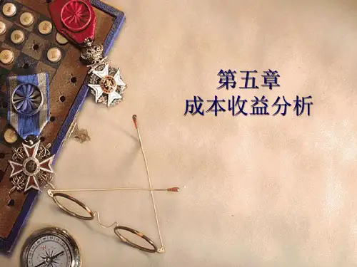 第五章成本收益分析