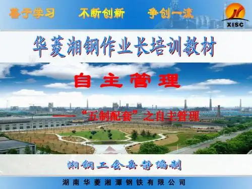 自主管理课件