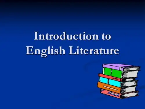 Introduction to English Literature