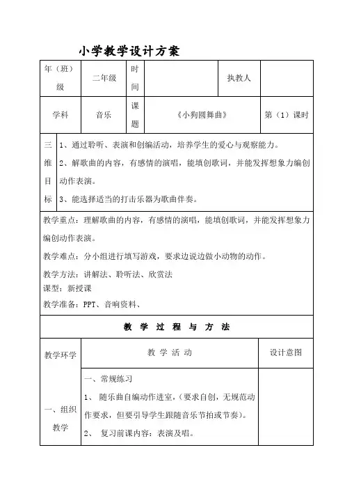 《小狗圆舞曲》
