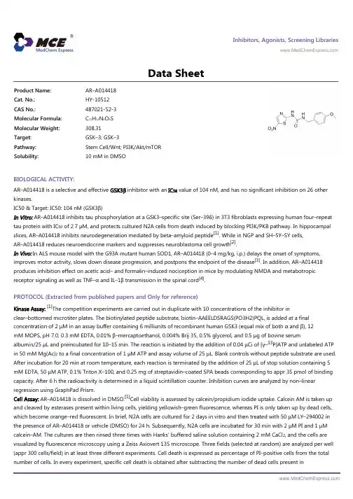 AR-A014418_DataSheet_MedChemExpress