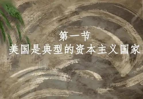 美国是典型的资本主义国家PPT课件